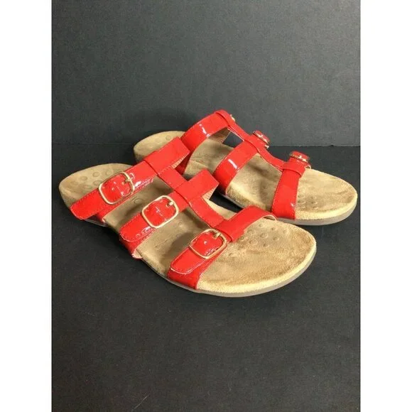 Vionic Red Sandals for Women - Picture 2 of 11